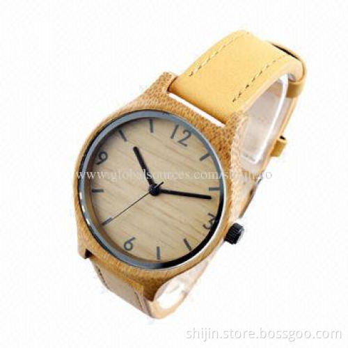 Hot sale bamboo wooden watch, exquisite workmanship
